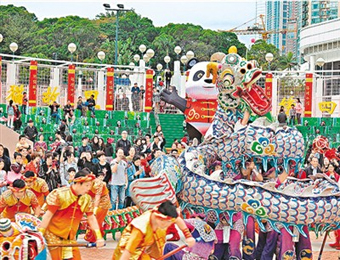 香港市民感受川味新春