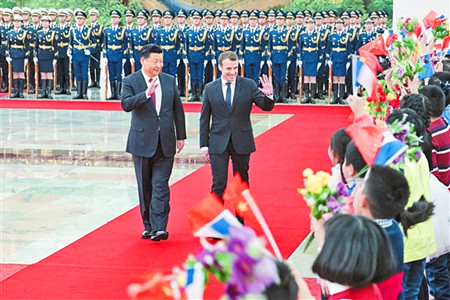 习近平同法国总统马克龙举行会谈