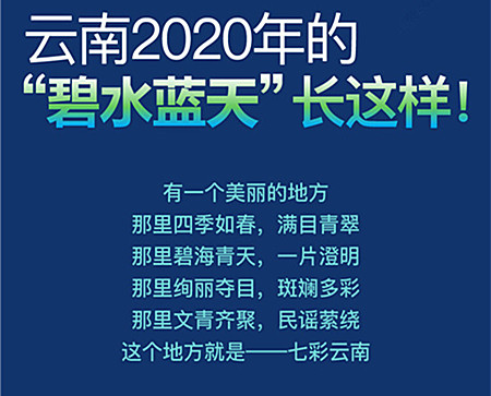 云南2020年的“碧水蓝天”长这样！ 