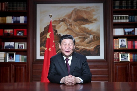 国家主席习近平发表二〇一九年新年贺词