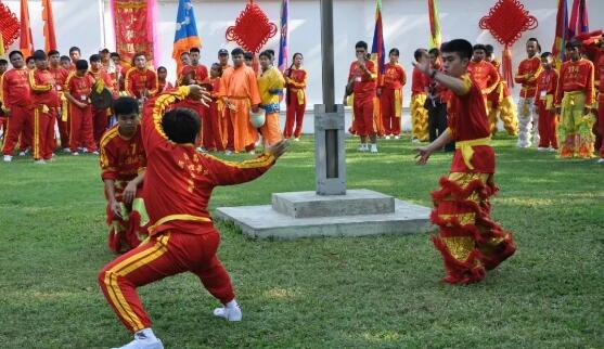 老挝华人华侨社团向中国驻老挝大使馆拜年