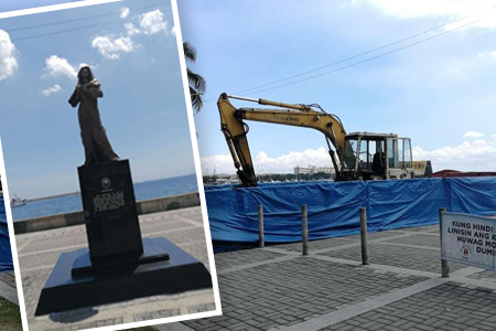 菲律宾“慰安妇”雕像遭不明人士拆除 华社谴责