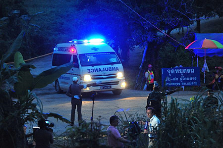 第二批泰国少年足球队员获救