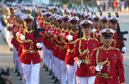 缅甸庆祝独立71周年