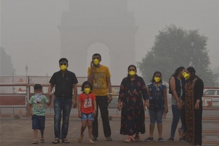 新德里遭遇严重空气污染