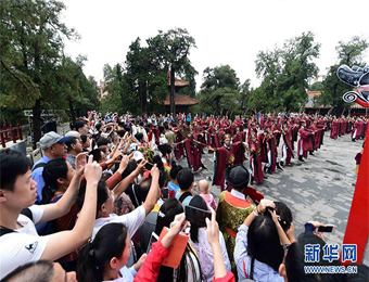 国庆黄金周将至 曲阜“三孔”旅游渐热