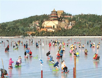 北京迎来滑冰季