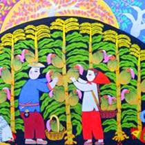 北辰现代民间绘画作品展在昆举行