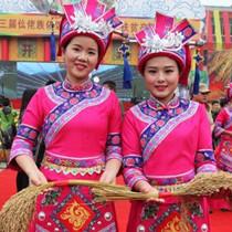 中国唯一仫佬族自治县举办“依饭节”庆丰收