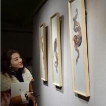 入窑一色出窑千彩 70余瓷画作品亮相云南陆军讲武堂
