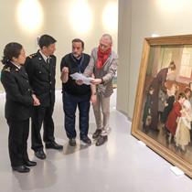 云南省博物馆法国艺术展展品抵昆