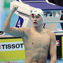 【亚运会】男子200米自由泳：孙杨夺冠