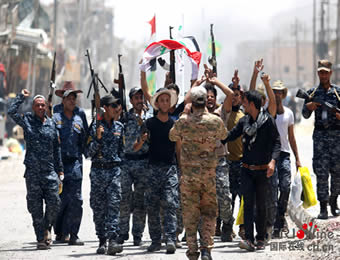 伊拉克政府军宣布“解放费卢杰”行动完成