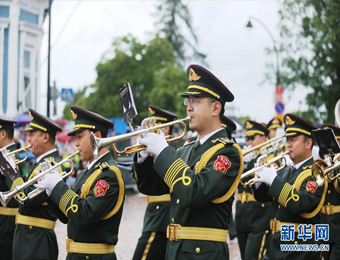 中国军乐团参加芬兰哈米纳国际军乐节
