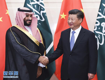 习近平会见沙特王储继承人穆罕默德