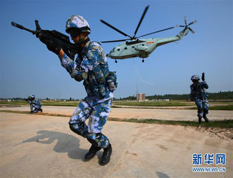“海上联合—2016”：中俄海军陆战队举行首轮联合训练