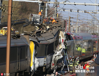卢森堡南部发生火车相撞事故 线路中断一死多伤