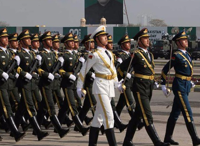 解放军三军仪仗队赴巴基斯坦参加阅兵