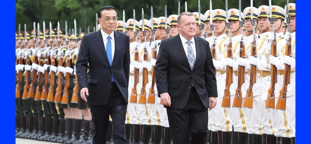 李克强同丹麦首相拉斯穆森举行会谈