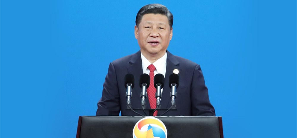 习近平出席“一带一路”国际合作高峰论坛开幕式并发表主旨演讲