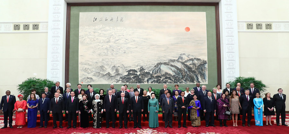 习近平举行“一带一路”高峰论坛欢迎宴会