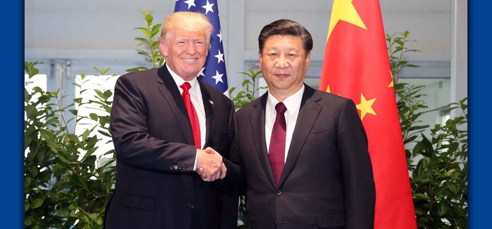 中国国家主席习近平会见美国总统特朗普