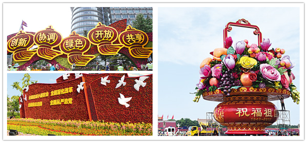 花团锦簇 喜迎十九大