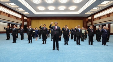 Xi stresses drawing strength from CPC history to forge ahead