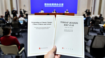 China issues white paper on responses to climate change