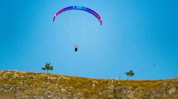 Paragliding forms a trend in central Yunnan