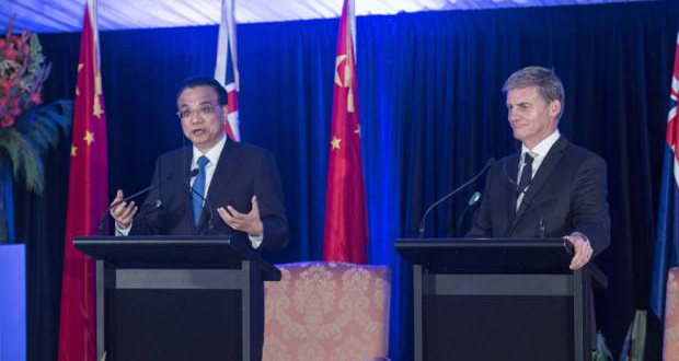 นายกรัฐมนตรีจีนเน้นว่า จีนกับนิวซีแลนด์ควรร่วมมือสร้างความเป็น 