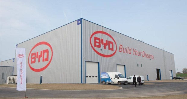 BYD จีนเปิดโรงงานผลิตรถบัสไฟฟ้าแห่งแรกในยุโรป