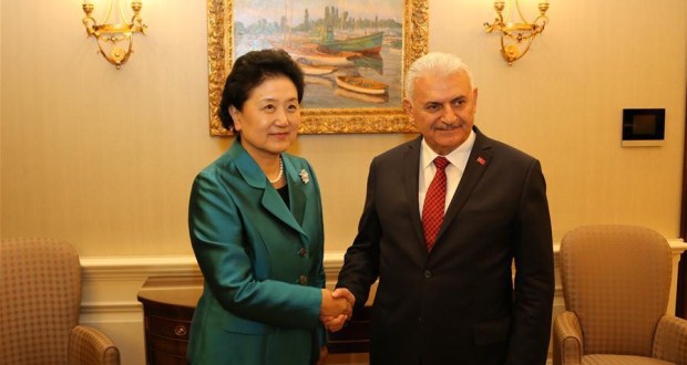 ประธานาธิบดีตุรกีพบกับรองนายกรัฐมนตรีจีน