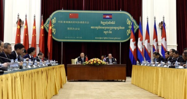 จัดประชุมประสานงานระหว่างรัฐบาลจีน – กัมพูชาครั้งที่ 4 ที่กรุงพนมเปญ
