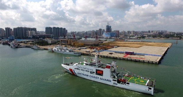 เรือปฏิบัติการตำรวจทะเลเวียดนามเยือนจีนเป็นครั้งแรก