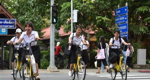 จักรยานแชร์ใช้ของจีนบุกตลาดมหาวิทยาลัยไทย