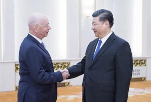 ประธานาธิบดีจีนพบประธานเวิลด์อีโคโนมิคฟอรั่ม
