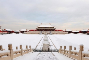 สวยแบบไม่ต้องการคำบรรยาย...หิมะโปรยปรายสู่อาณาจักรพระราชวังต้องห้าม