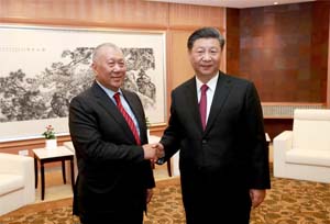 ปธน.จีนพบปะรองประธานสภาปรึกษาการเมืองแห่งชาติจีน