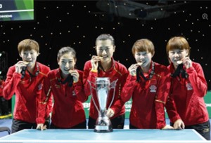 ปิงปองชิงแชมป์โลกปี 2018 ทีมชาย-หญิงจีนต่างคว้าเหรียญทอง