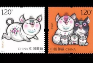 ไปรษณีย์จีนออกแสตมป์ชุดพิเศษต้อนรับ “ปีกุน”