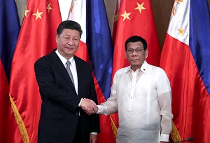 លោក ស៊ីជីនភីង ជួបពិភាក្សាការងារជាមួយលោក Duterte ប្រធានាធិបតីហ្វីលីពីន